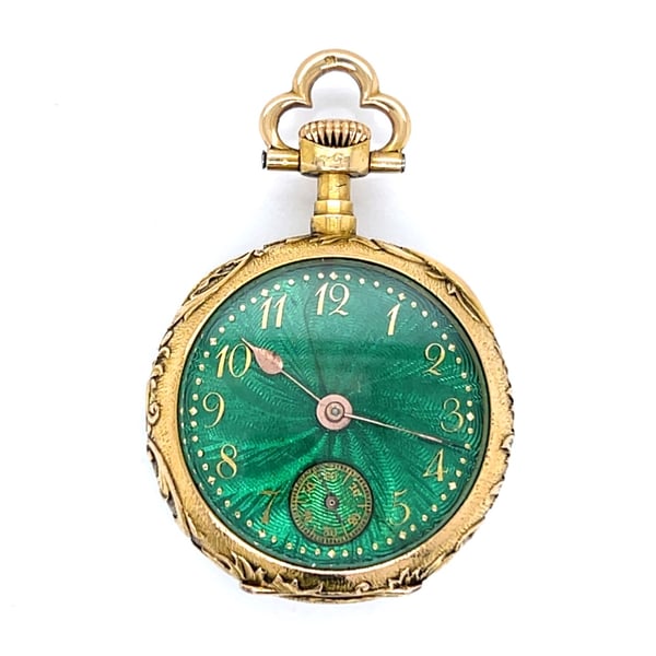 1960’s 18K Yellow Gold Pocket Watch