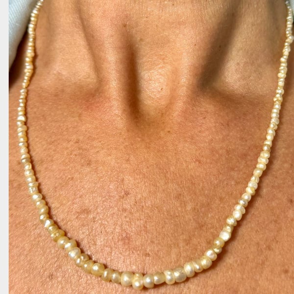Victorian Natural Pearl Necklace