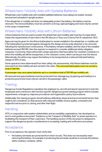 IATA document sample