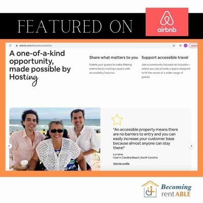 Featured on airbnb
