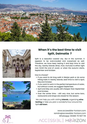 Visit Split wheelchair friendly