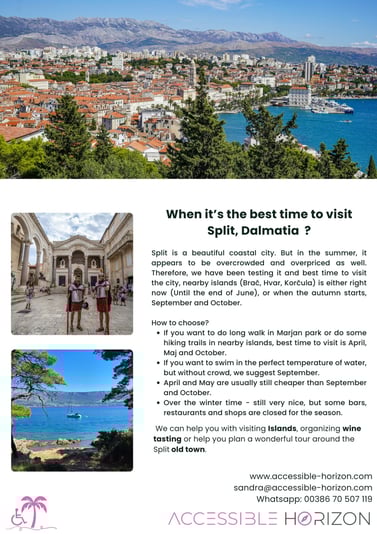 Visit Split wheelchair friendly