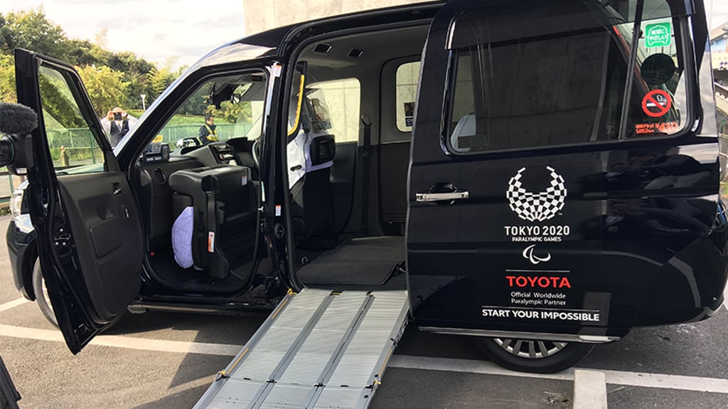 New accessible taxi tokyo