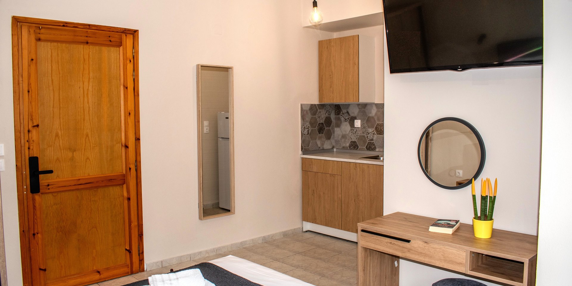 Double Room with kitchenette and Balcony, 1st Floor