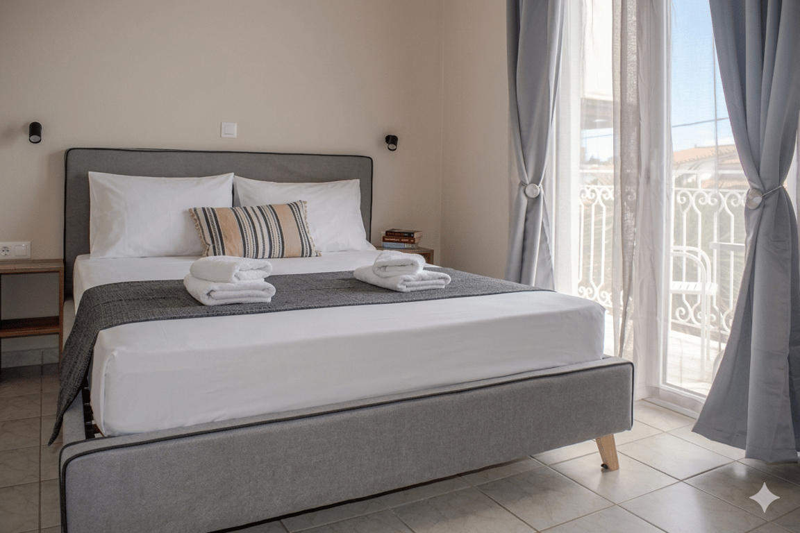 One Bedroom Apartment with balcony, 1st Floor