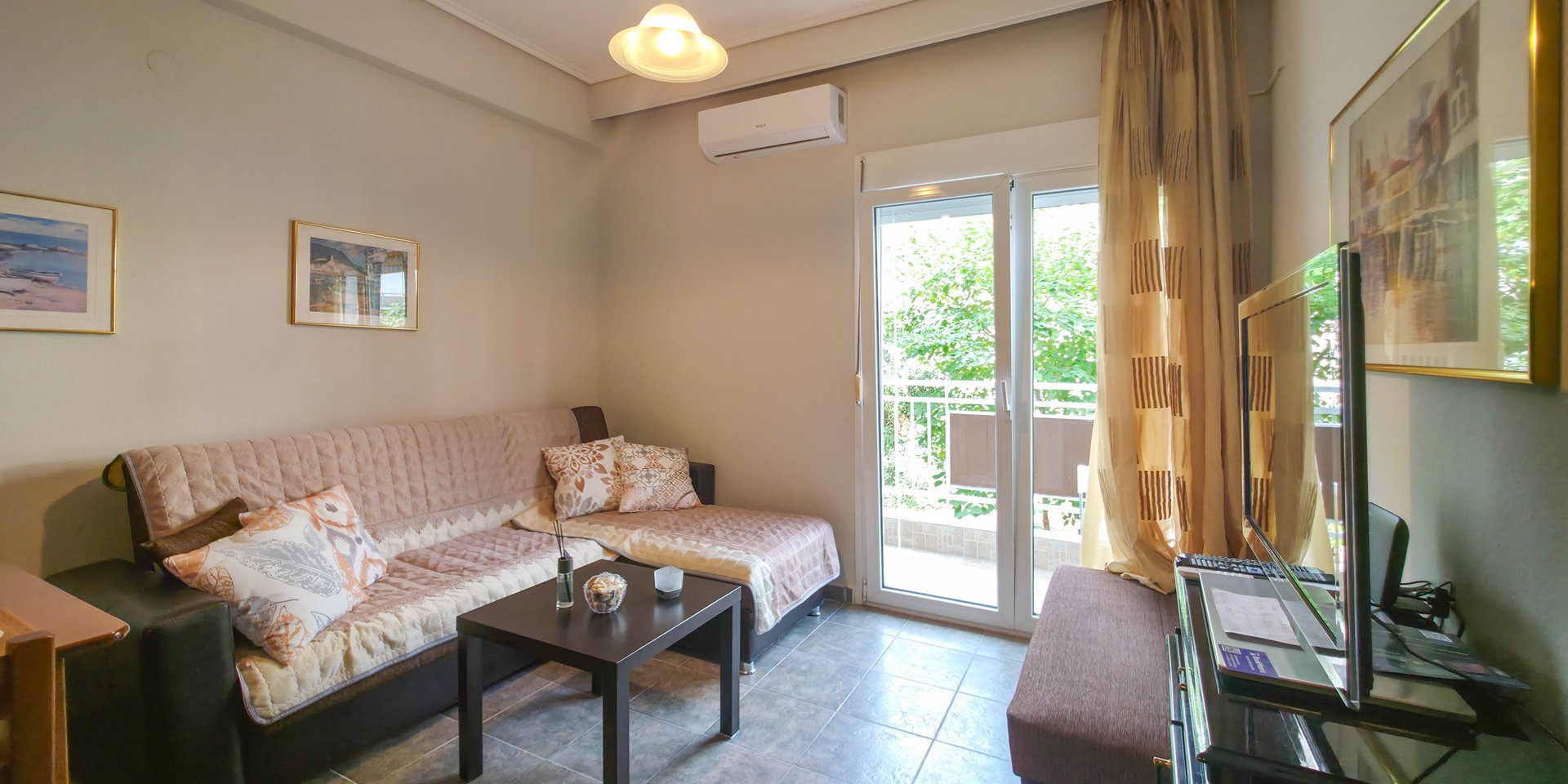 Nature, family warmth, and the relaxing garden area.