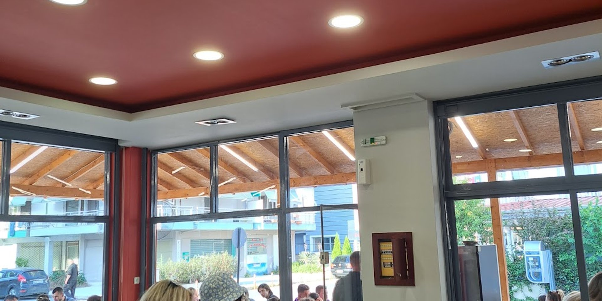 Βuffet breakfast and lunch