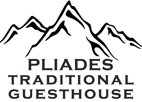 Pliades Guesthouse in Παλαιός Παντελεήμον Palaios Panteleimonas logo