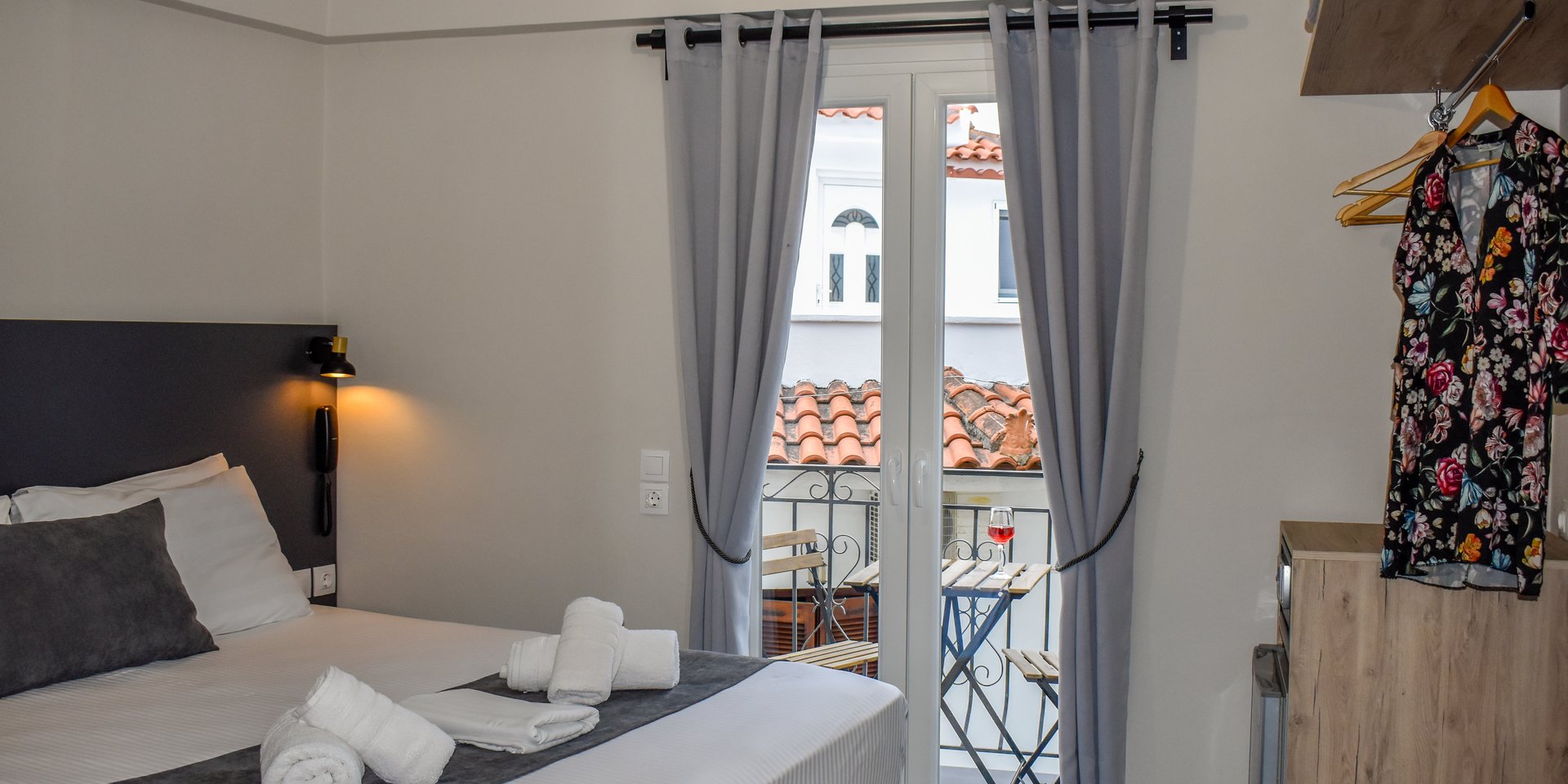 Double Room, Balcony, City View