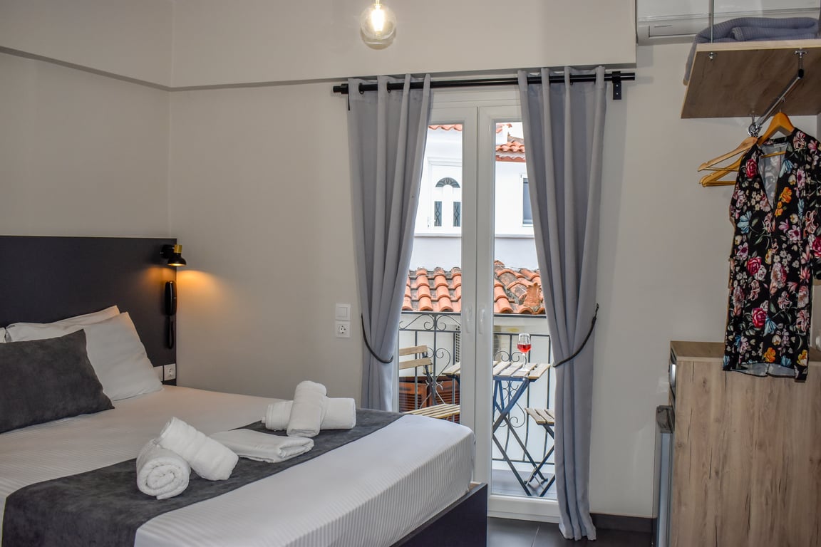 Double Room, Balcony, City View