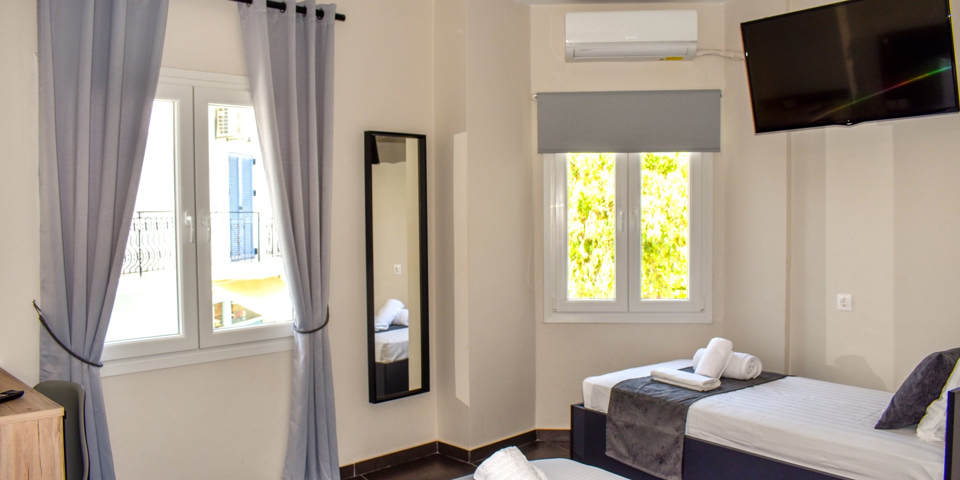 Triple Room, 𝗡𝗼 𝗕𝗮𝗹𝗰𝗼𝗻𝘆, City View, Non-Smoking