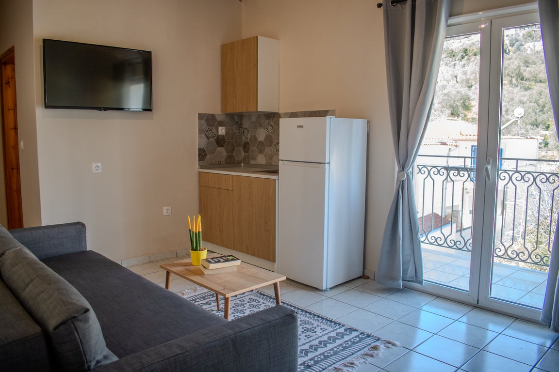 One Bedroom Apartment with kitchenette, Balcony, 2nd Floor
