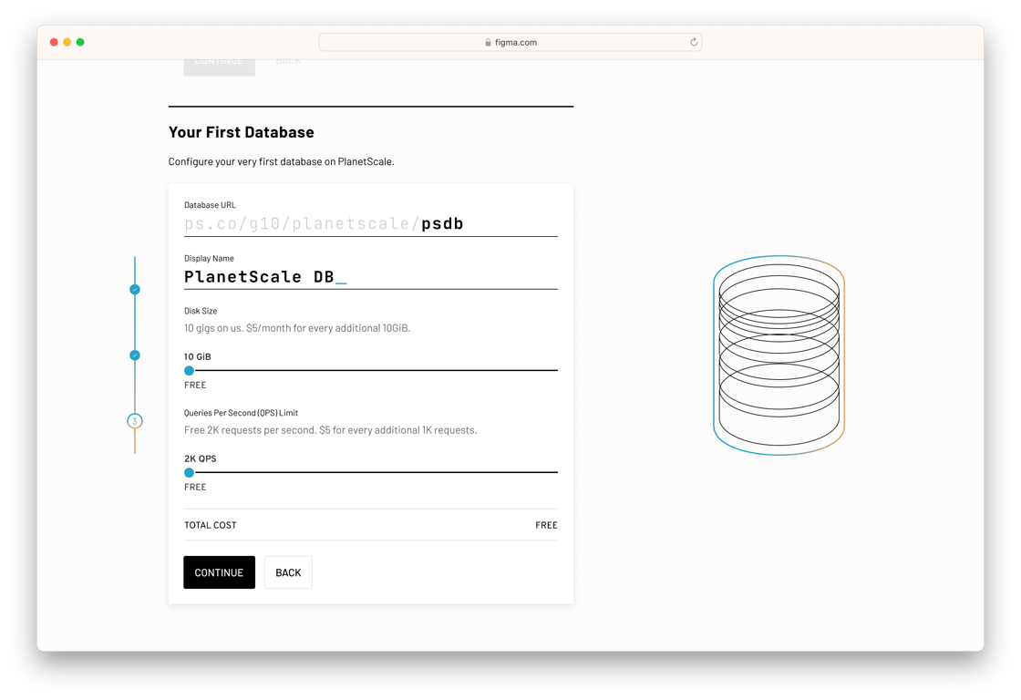 Create database