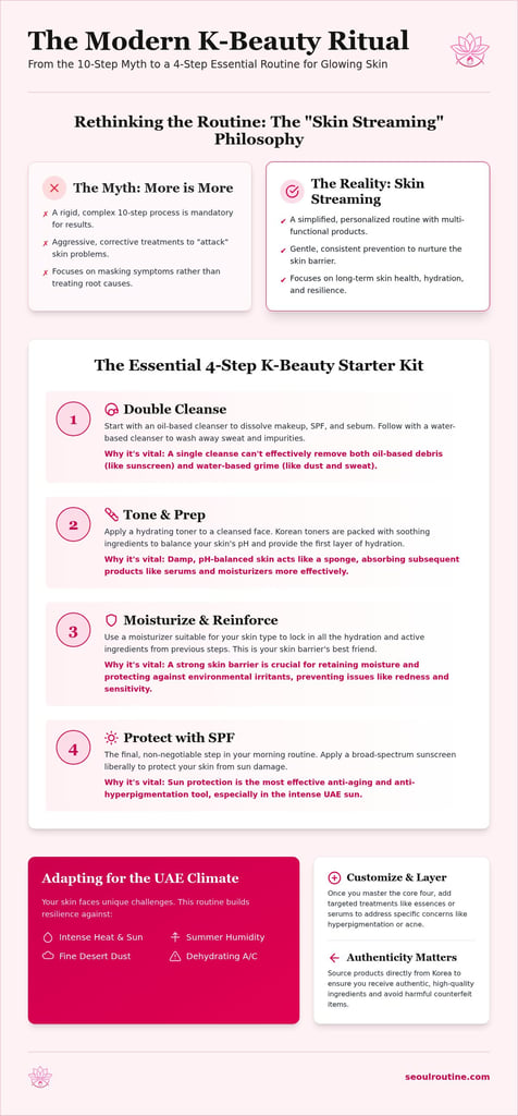 Korean skincare routine for beginners