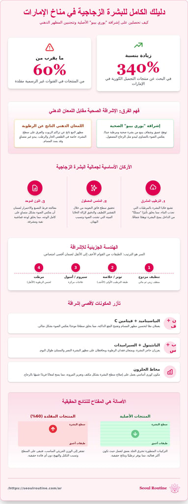 كيف تحصلين على بشرة زجاجية روتين كوري