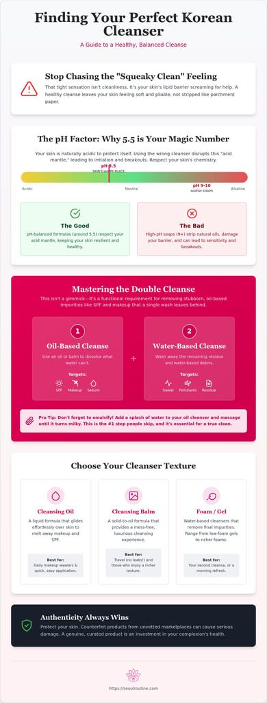 Finding the right korean cleanser