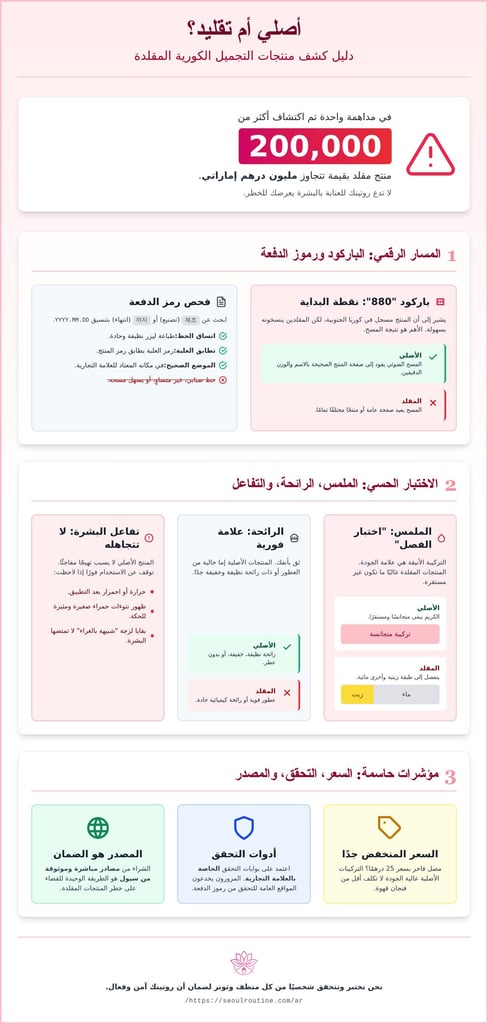 كيف تعرف ما إذا كان منتج الجمال الكوري أصليًا