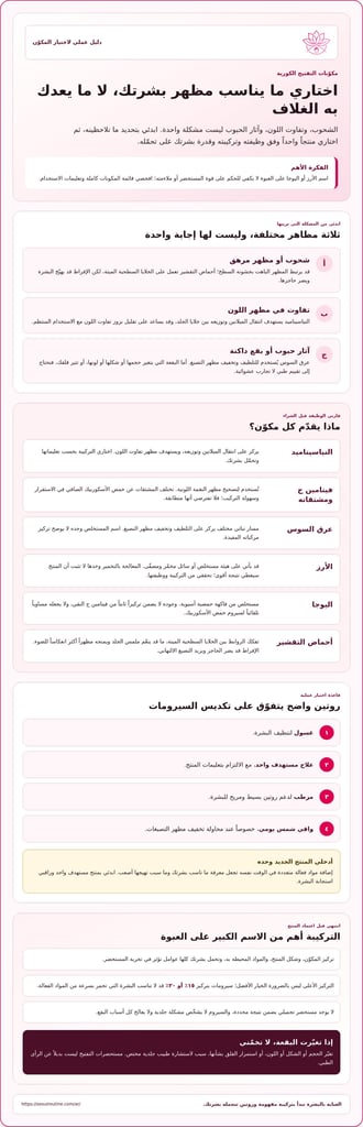 مكونات كورية لتفتيح البشرة