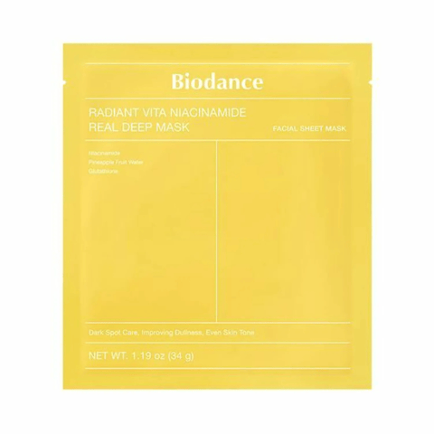 Radiant Vita Niacinamide Real Deep Mask - 4 Sheet Masks