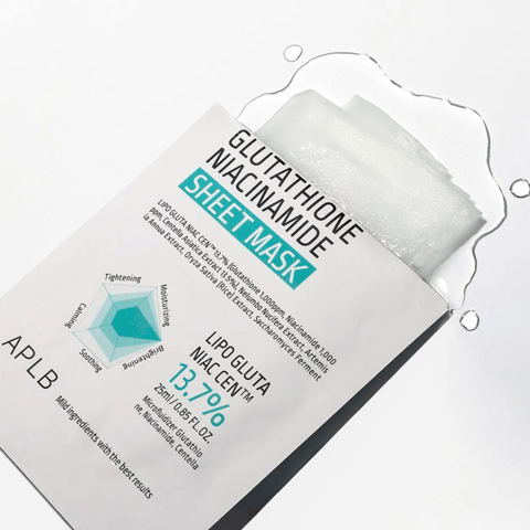Glutathione Niacinamide Sheet Mask - 1 Sheet Mask