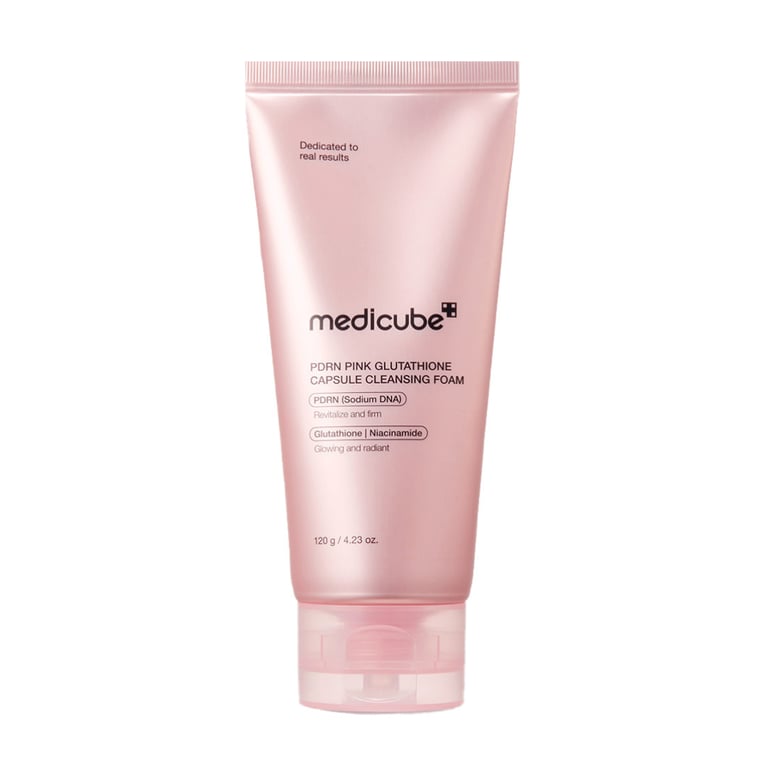 PDRN Pink Glutathione Capsule Cleansing Foam - 120 g