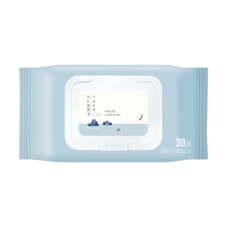 1025 Dokdo Cleansing Tissue - 30 Sheets