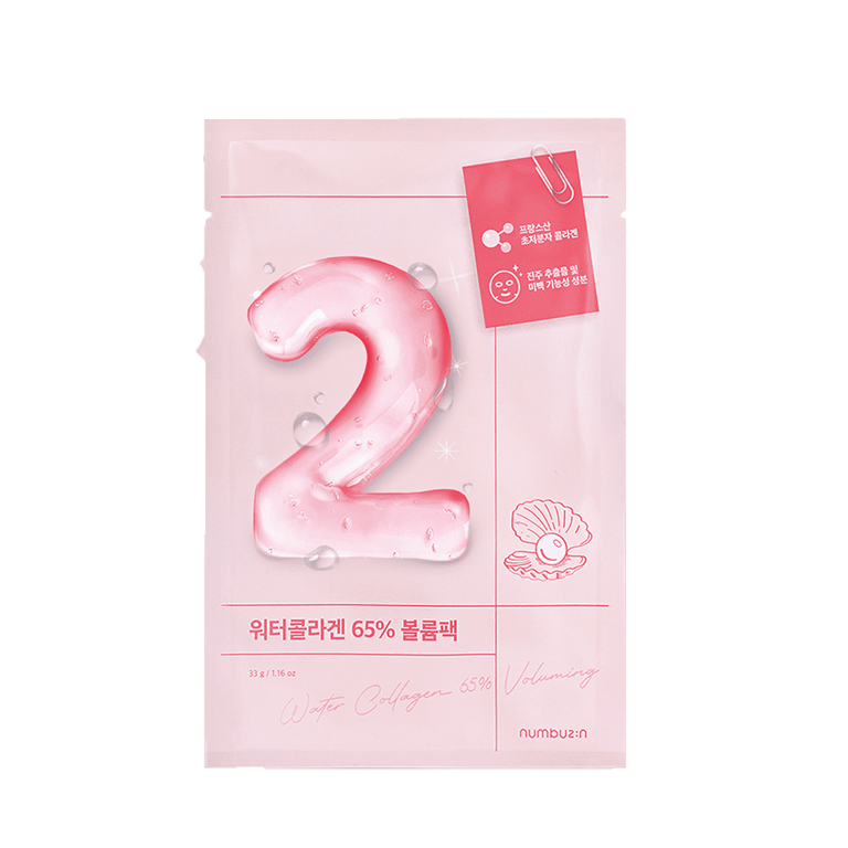 No. 2 Water Collagen 65% Voluming Sheet Mask