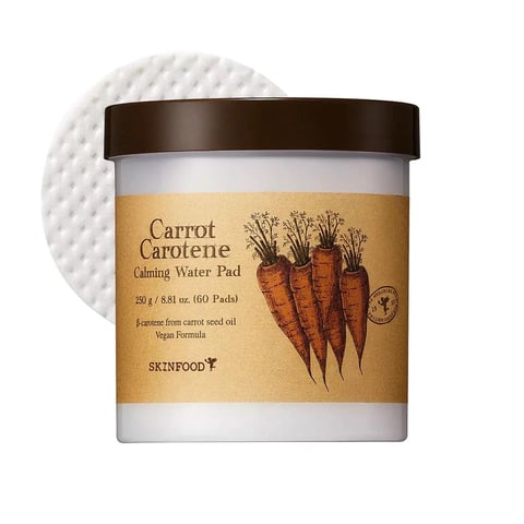 Carrot Carotene Calming Water Pad - 60 Pads