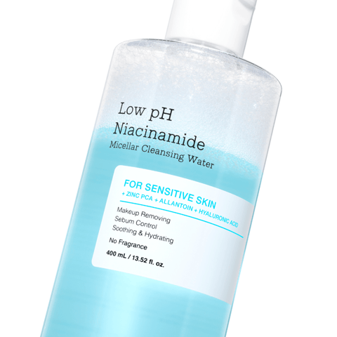 Low pH Niacinamide Micellar Cleansing Water - 400ml