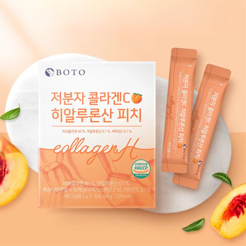 Small Molecular Collagen C Hyaluronic Acid Peach - 2 g x 30