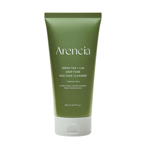 Green Tea + LHA Deep Pore Rice Cake Cleanser - 150 g