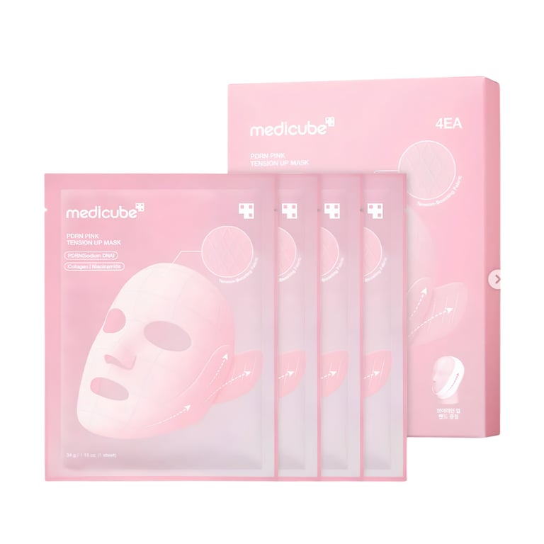 PDRN Pink Lift Up Mask - 4 Sheet Masks