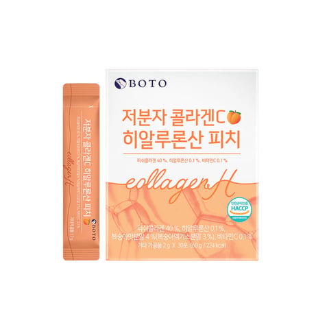 Small Molecular Collagen C Hyaluronic Acid Peach - 2 g x 30