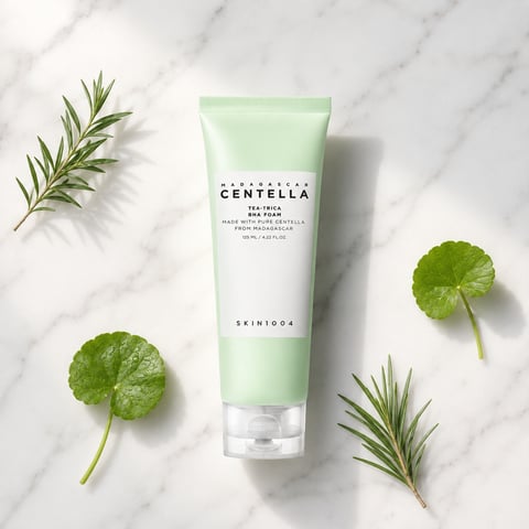 Skin1004 Centella Tea-Trica BHA Foam 125ml - Korean acne cleanser