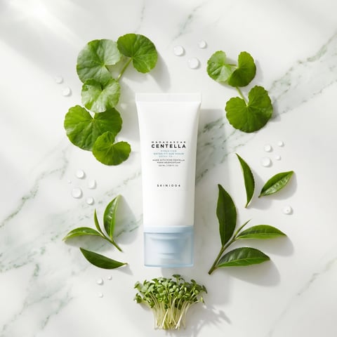 Skin1004 Centella Water-Fit Sun Serum SPF50+ 100ml - Korean hydrating sunscreen