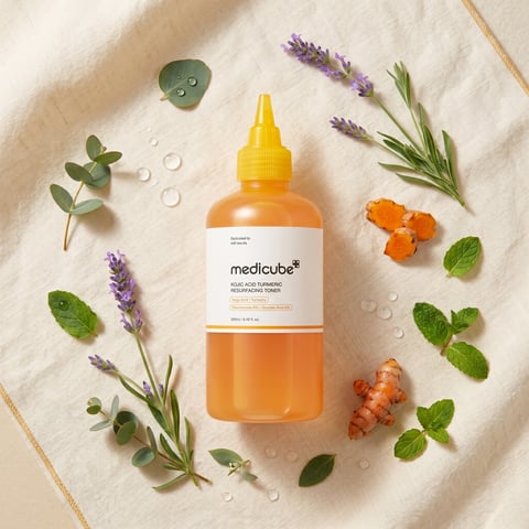 Medicube Kojic Acid Turmeric Resurfacing Toner 250ml - Korean brightening toner