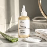 The Ordinary Glycolic Acid 7% Exfoliating Toner ingredients label, back of bottle