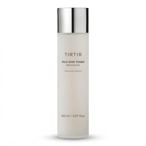 TIRTIR Milk Skin Toner 150ml - Korean hydrating toner with rice bran and cica