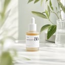 Anua Heartleaf 80 Ampoule on vanity with soothing routine