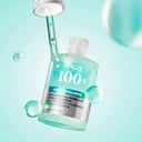 ANUA 100 PDRN Hyaluronic Capsule Serum clear droplets on glass surface