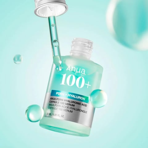 ANUA 100 PDRN + Hyaluronic Capsule 100 Serum - Korean dewy hydration serum