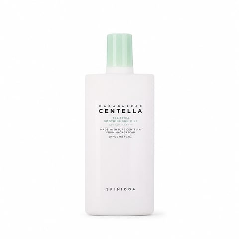 Skin1004 Centella Tea-Trica Soothing Sun Milk SPF50+ 50ml - Korean acne-safe sunscreen