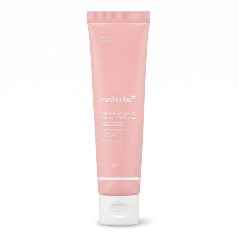Medicube PDRN Pink Hyaluronic Moisturizing Cream 50ml - Korean brightening moisturizer