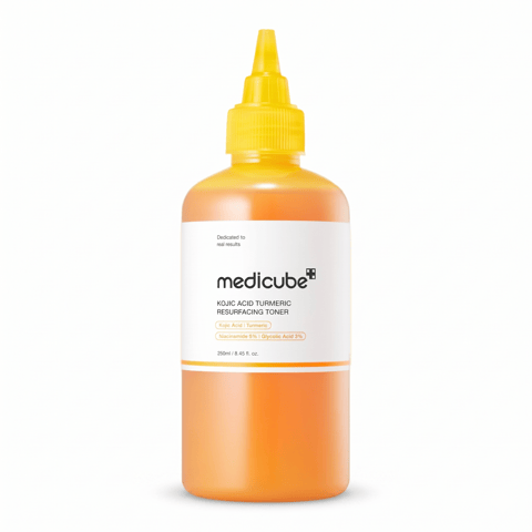 Medicube Kojic Acid Turmeric Resurfacing Toner 250ml - Korean brightening toner