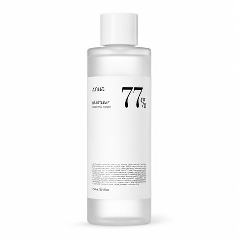 Anua Heartleaf 77% Soothing Toner 250ml - Korean calming toner for sensitive skin