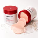 Medicube Red Succinic Acid Peeling Pad texture close-up
