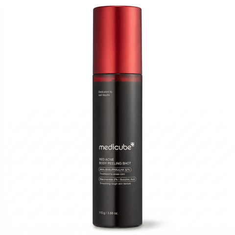 Medicube Red Acne Body Peeling Shot 110g - Korean body acne spray treatment