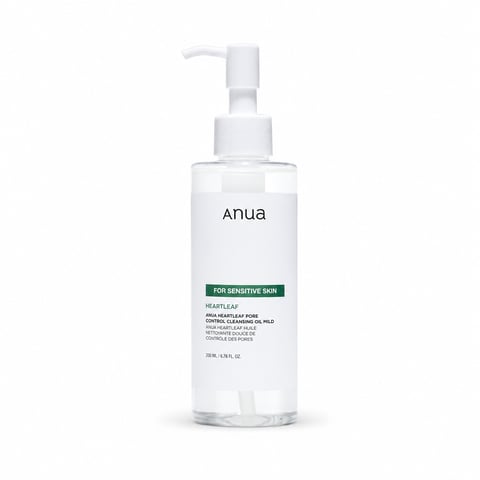 Anua Heartleaf Pore Control Cleansing Oil Mild 200ml - Korean sensitive skin cleansing oil