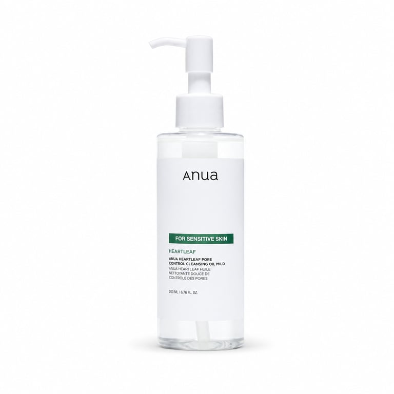 Anua Heartleaf Pore Control Cleansing Oil Mild 200ml - Korean sensitive skin cleansing oil