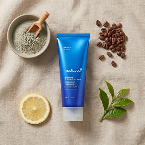 Medicube Zero Pore Blackhead Mud Mask - Korean clay mask for pore care